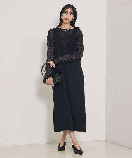 qualite（カリテ） ワンピース 「オールシーズン大活躍」ナローロング 