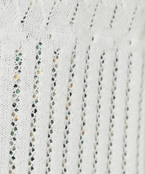 SunaUna（スーナウーナ） カーディガン 「新作／透かし柄／3色展開