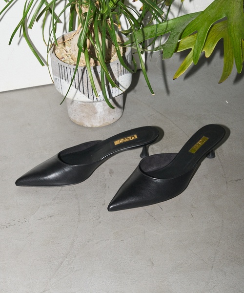 Le Talon GRISE パンプス 「追加」GRISE4.5cmレザーポインテッド