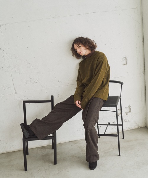 ALPACA MIX BUTTON ニット　グレー The Crew Cardigan in Alpaca | Heather Stone Grey – Everlane