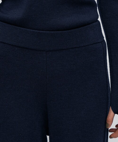 BACCA（バッカ） パンツ エクストラファインメリノウール ニットパンツ