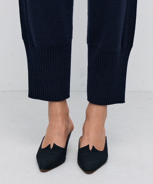 BACCA（バッカ） パンツ エクストラファインメリノウール ニットパンツ