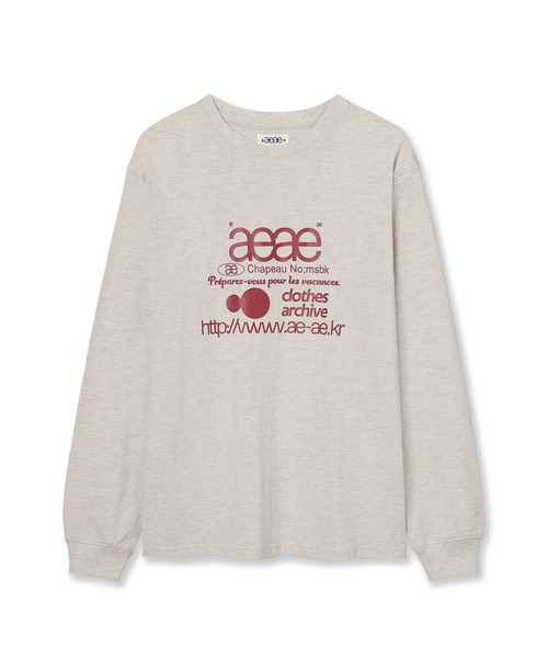 aeae Tシャツ aeae tシャツ WEB LOGO L/S レディース メンズ : ZOZOTOWN Yahoo!店
