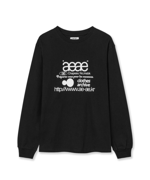 aeae tシャツ WEB LOGO L/S レディース メンズ : ZOZOTOWN Yahoo!店