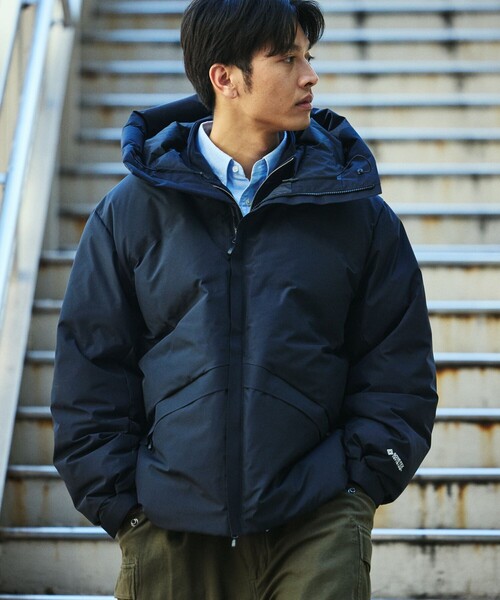 ちくわぱん様用Columbia ブラックネイビー ダウンジャケット フード付き プラスフェニックス +phenix L-7 DOWN JACKET L-7 ダウンジャケット