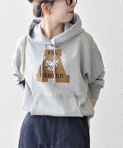 パーカー 「SHIPS any別注」THE KNiTS:「洗濯機可能」ロゴプリント フーディー パーカー レディース | SHIPS any | 05