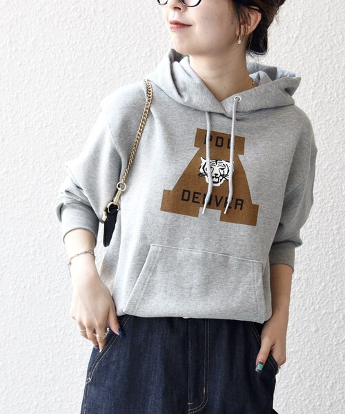 パーカー 「SHIPS any別注」THE KNiTS:「洗濯機可能」ロゴプリント フーディー パーカー レディース | SHIPS any | 06