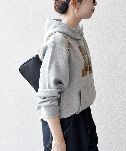 パーカー 「SHIPS any別注」THE KNiTS:「洗濯機可能」ロゴプリント フーディー パーカー レディース | SHIPS any | 09