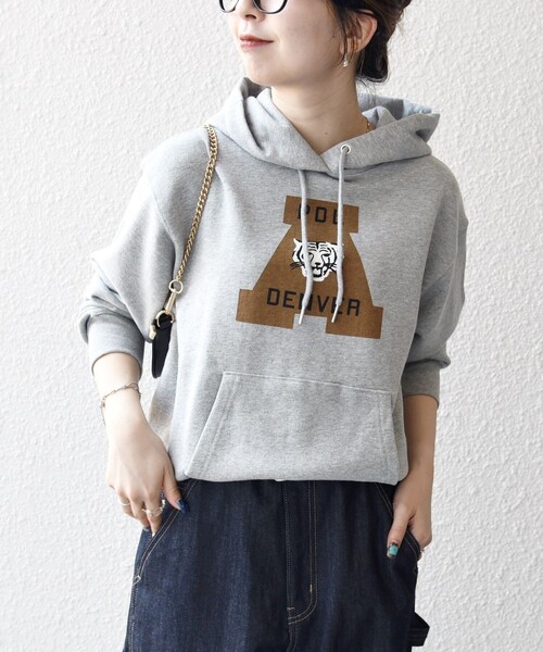パーカー 「SHIPS any別注」THE KNiTS:「洗濯機可能」ロゴプリント フーディー パーカー レディース | SHIPS any | 11