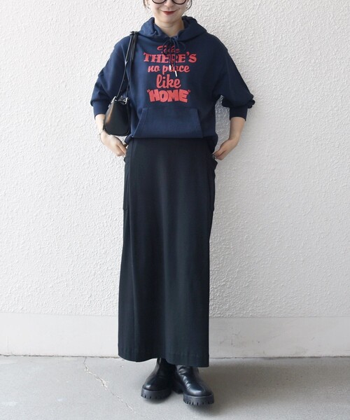 パーカー 「SHIPS any別注」THE KNiTS:「洗濯機可能」ロゴプリント フーディー パーカー レディース | SHIPS any | 12