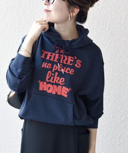 パーカー 「SHIPS any別注」THE KNiTS:「洗濯機可能」ロゴプリント フーディー パーカー レディース | SHIPS any | 15