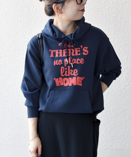 パーカー 「SHIPS any別注」THE KNiTS:「洗濯機可能」ロゴプリント フーディー パーカー レディース | SHIPS any | 16