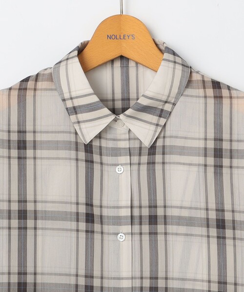 NOLLEY'S（ノーリーズ） ブラウス シャツ ウォッシャブルリボン付き