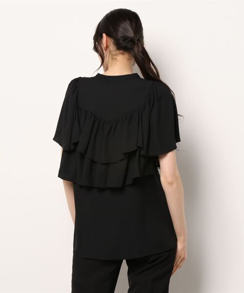 「STYLE DELI」 半袖ブラウス FREE ブラック レディース_画像6