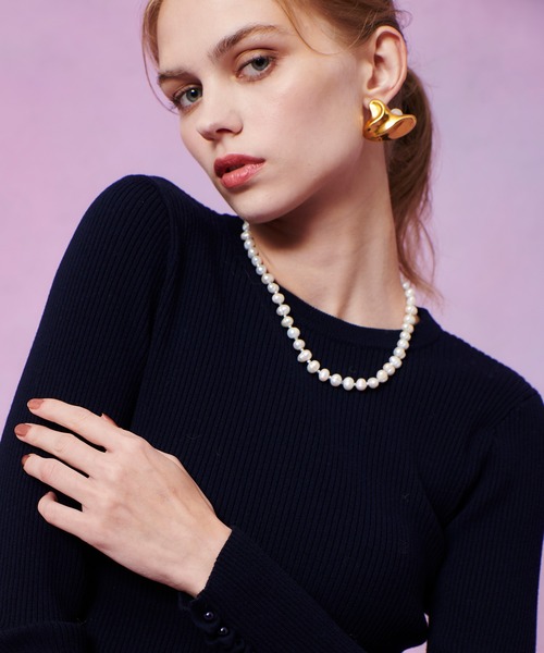 ネックレス 「LOULOU WILLOUGHBY」タンスイパールショートネックレス レディース