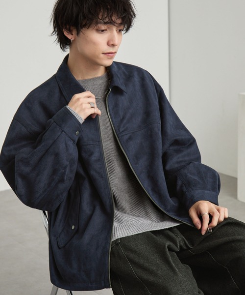 MONO-MART（モノマート） ブルゾン アウター ブラッシュド オーバー