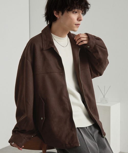 MONO-MART（モノマート） ブルゾン アウター ブラッシュド オーバー