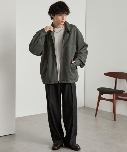 MONO-MART（モノマート） ブルゾン アウター ブラッシュド オーバー