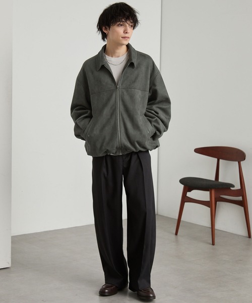 MONO-MART（モノマート） ブルゾン アウター ブラッシュド オーバー