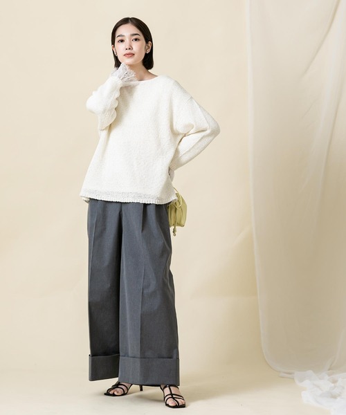 「Gready Brilliant」 「tomberduciel」長袖ニット FREE ダークブラウン レディース_画像2