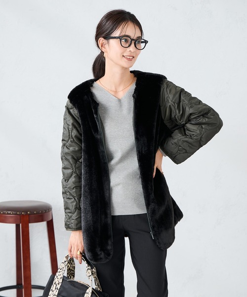 a.v.v（アー・ヴェ・ヴェ） モッズコート コート ライナー付きモッズ