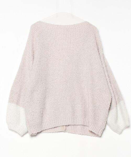 「flower」 ニットカーディガン M ブラウン レディース_画像2