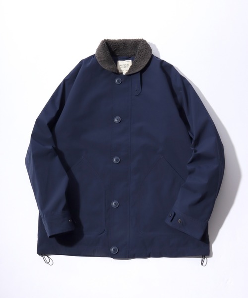 カバーオール N-1 撥水・防風・ストレッチ 襟ボアデッキジャケット