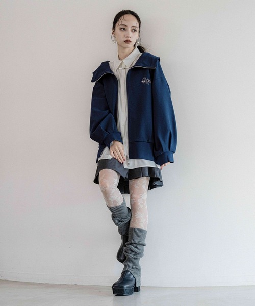 HARE（ハレ） パーカー ダンボールビッグパーカー(HARE) レディース