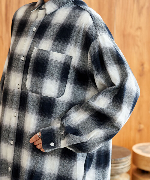 FREAK'S STORE（フリークスストア） ブラウス シャツ オンブレ