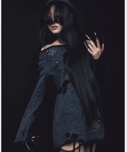 neith.（ネイス） ワンピース neith./ネイス/Love Veil Sweat Dress