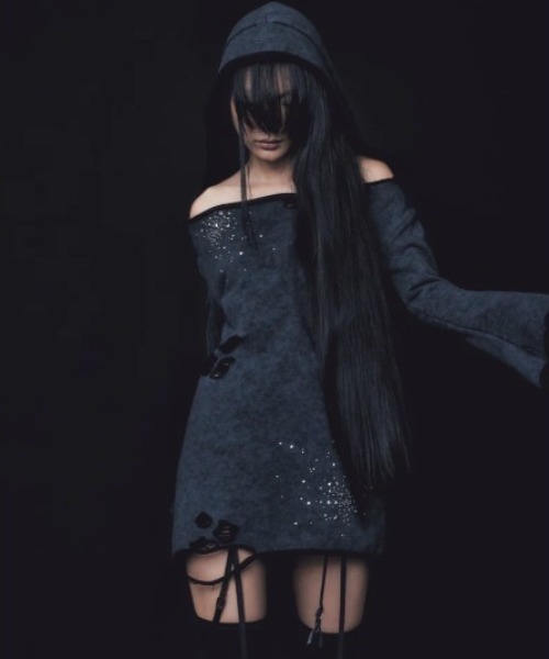 neith.（ネイス） ワンピース neith./ネイス/Love Veil Sweat Dress