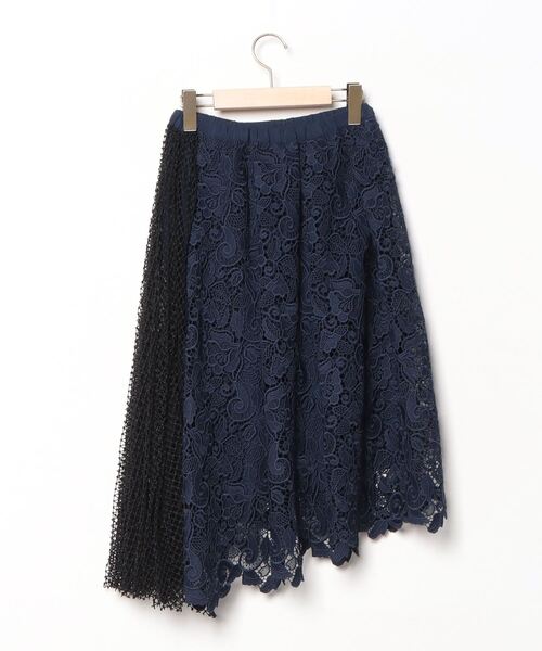 「N21 numero ventuno」 フレアスカート 36 ネイビー レディース_画像2