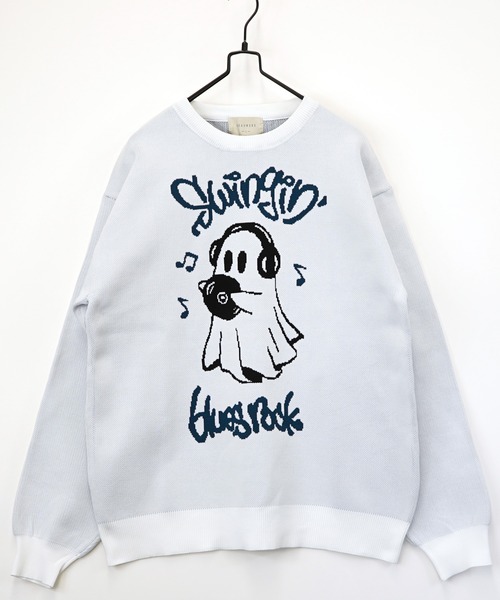 セーター ニット 映える主役級トップス アートデザイン ボリューム袖