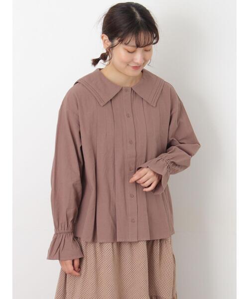 Samansa Mos2（サマンサモスモス） ブラウス シャツ ビッグ襟