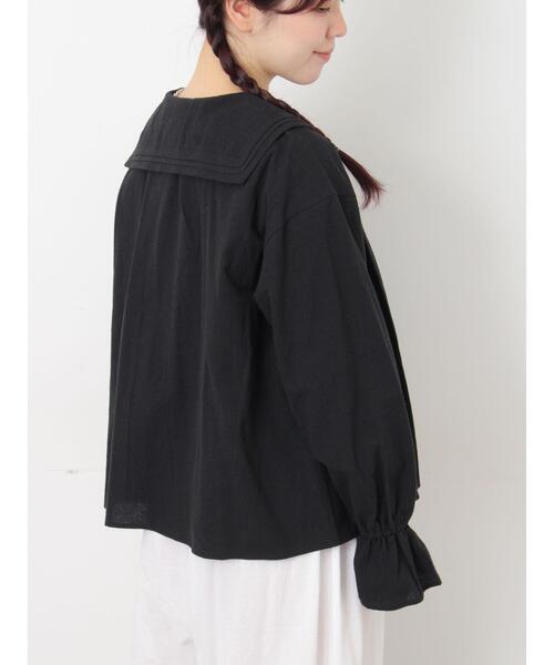 Samansa Mos2（サマンサモスモス） ブラウス シャツ ビッグ襟