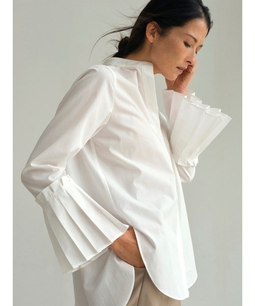 「styling/」 長袖ブラウス FREE ブルー レディース_画像2