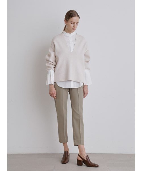 「styling/」 長袖ブラウス FREE ブルー レディース_画像7