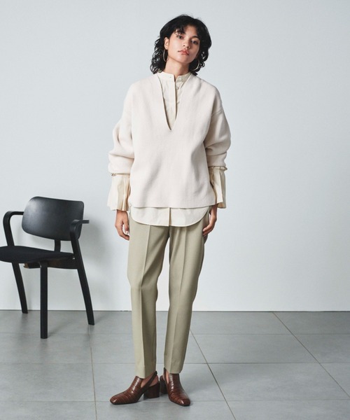 「styling/」 長袖ブラウス FREE ブルー レディース_画像9