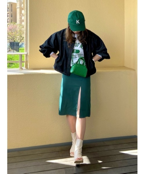 「L.H.P」 ショルダーバッグ FREE グリーン レディース_画像4