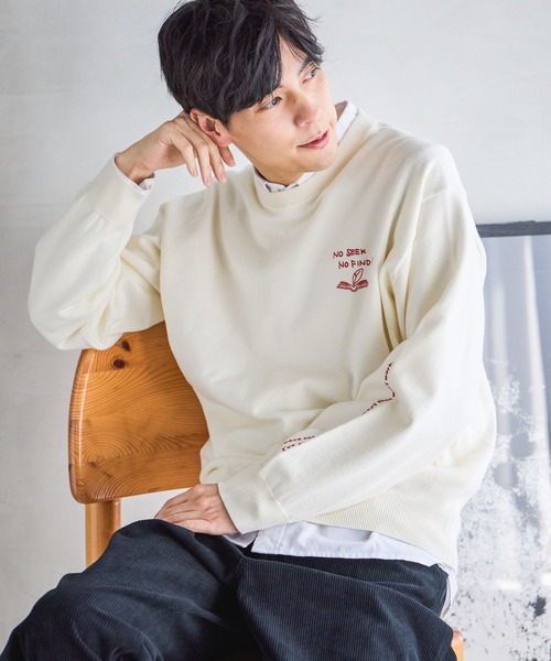 GLOBAL WORK（グローバルワーク） セーター ニット スウェーター/ロゴ