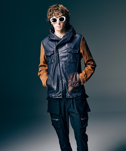 glamb（グラム） 革ジャン ライダース Carol Rosso Riders Jacket