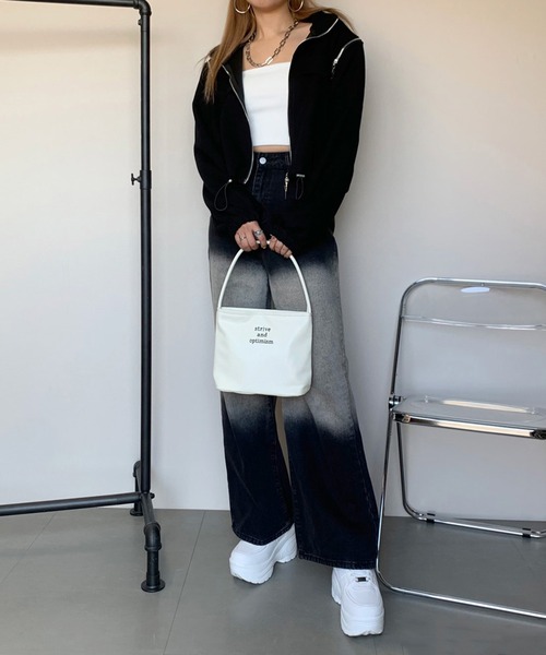 「non-hedge」 ハンドバッグ FREE ブラック レディース_画像3