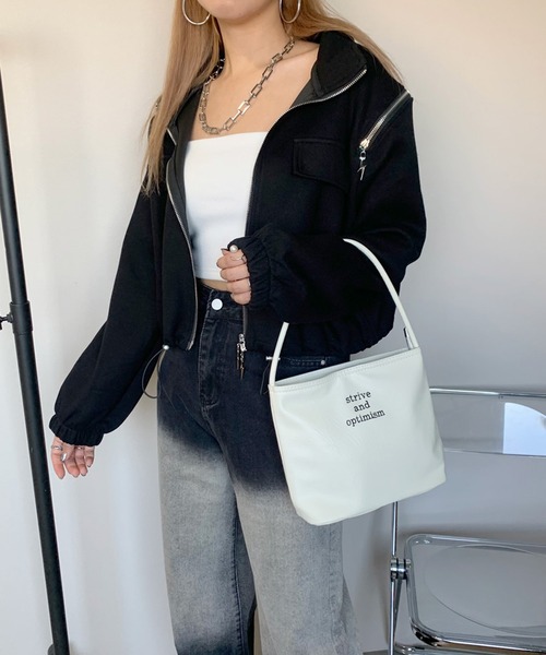 「non-hedge」 ハンドバッグ FREE ブラック レディース_画像4