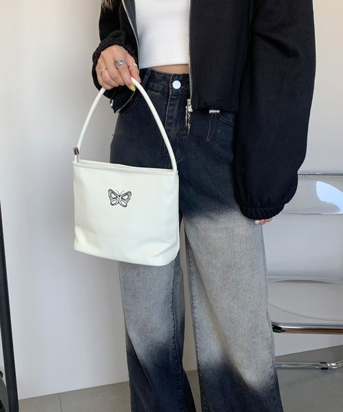 「non-hedge」 ハンドバッグ FREE ブラック レディース_画像5