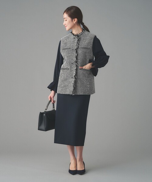 UNITED ARROWS（ユナイテッドアローズ） ベスト ジレ 2トーン ツイード