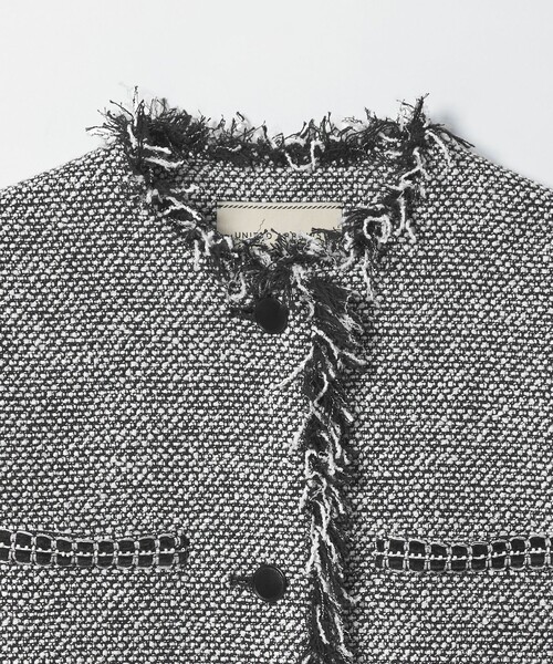 ユナイテッドアローズ ツイードベスト ジレ フリンジデザイン 定価6.6万 楽天市場】【SALE／65%OFF】フリンジ ツイード ベスト UNITED ARROWS