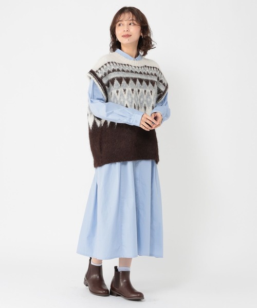 スタニング♡ニットベスト♡ Vネックオーバーサイズニットベスト/CRAFT STANDARD BOUTIQUE