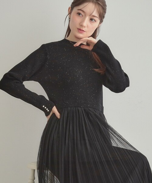 Couture Brooch（クチュール ブローチ） ワンピース 「S-LL/キラキラ