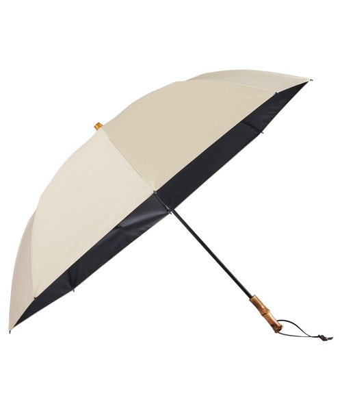 折りたたみ傘 最強の日傘「UVO」 CALM 折りたたみ2段 親骨60cm 無地 Wpc. レディースの画像