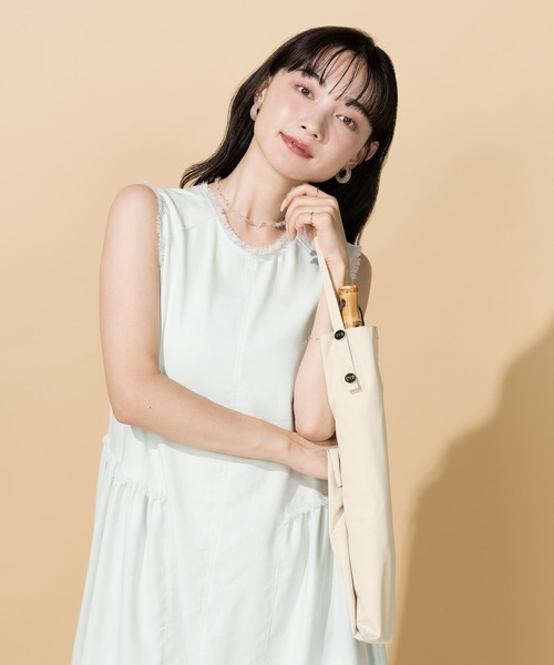 折りたたみ傘 最強の日傘「UVO」 CALM 折りたたみ2段 親骨60cm 無地 Wpc. レディースの画像
